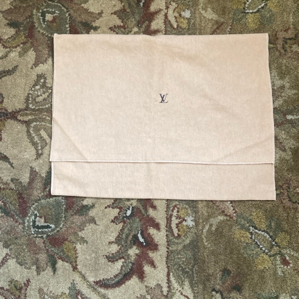 Louis Vuitton Tan Cotton Dust bag